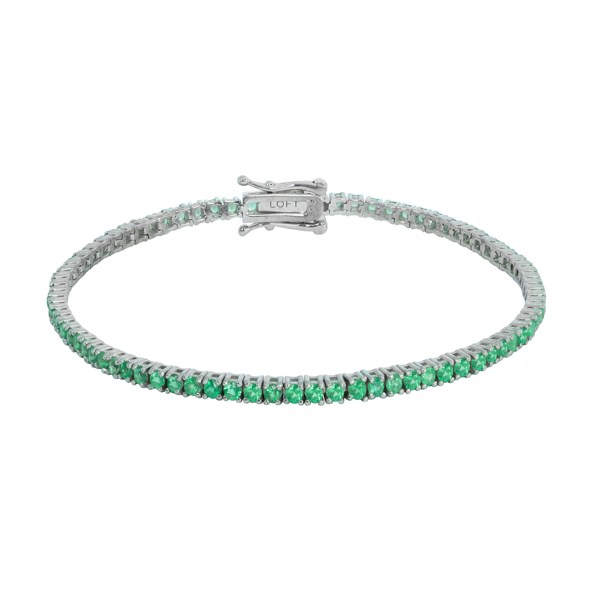 Emerald Tennis Bracelet 2mm
