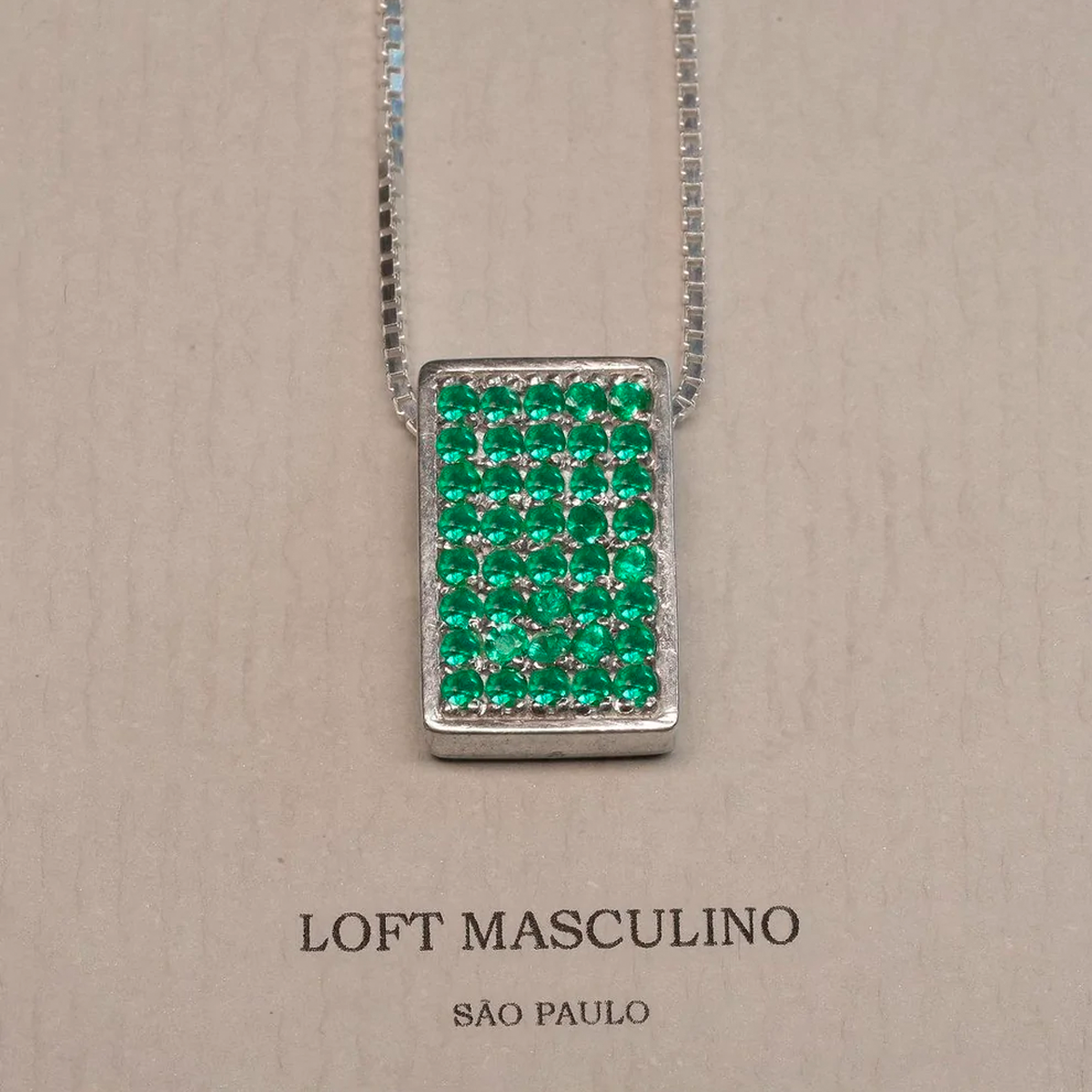 Echo Pendant – Emerald – view 2