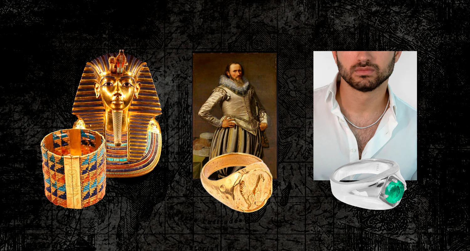 The history of men's jewelry: a journey through time