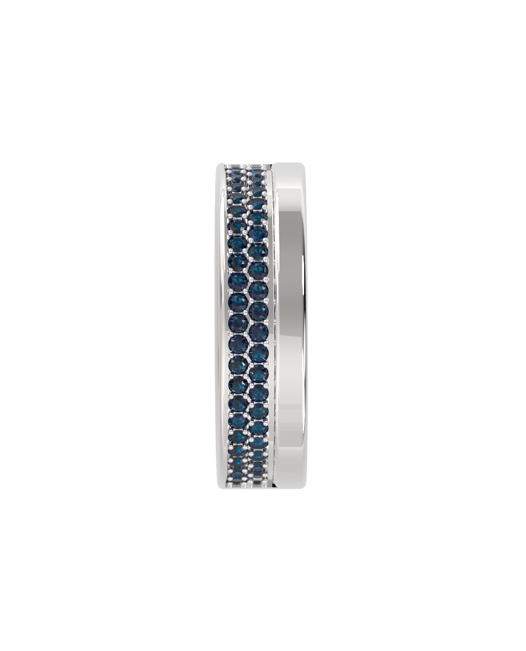 Echo Ring – London Blue Topaz – front view