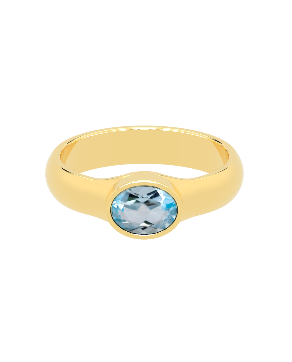 Deep Ring - Sky Topaz