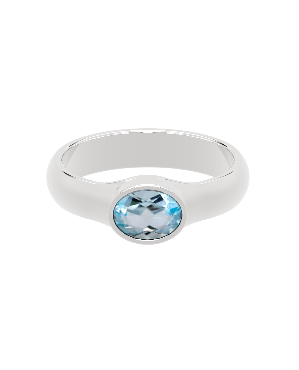 Deep Ring - Sky Topaz