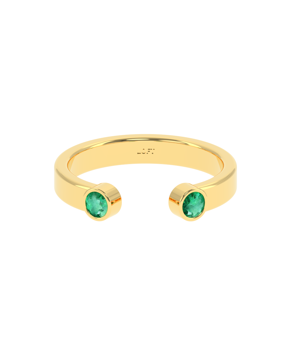 Duo Ring - Emerald