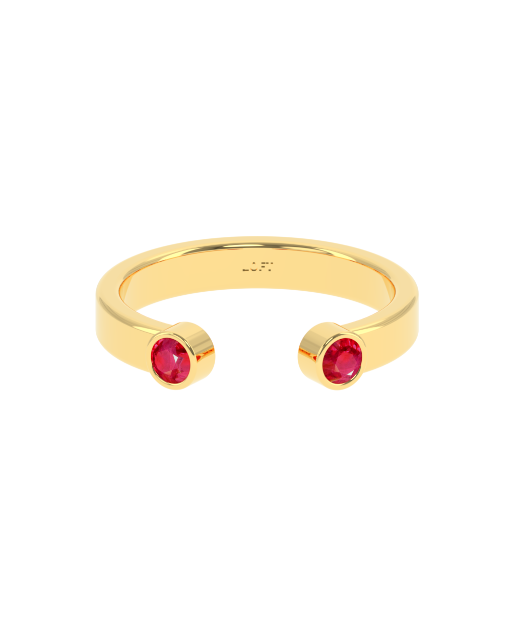 Duo Ring - Ruby