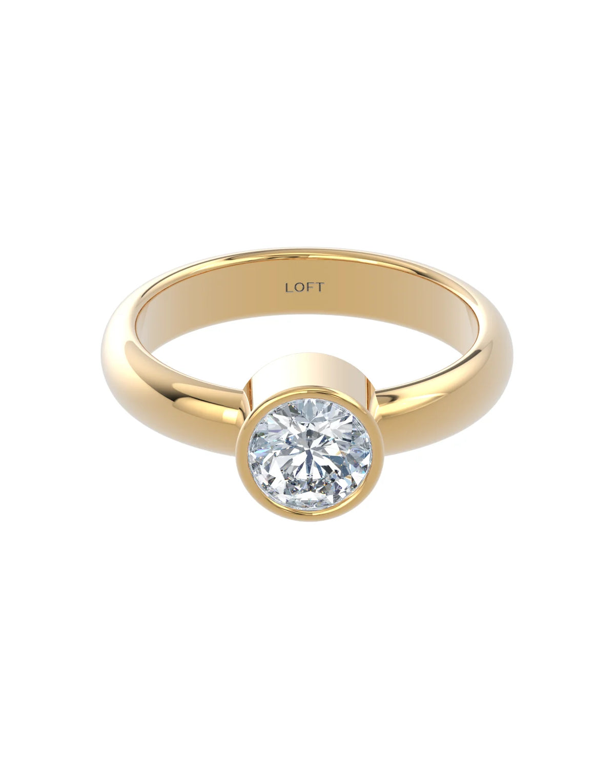Aspen Ring – 1ct Diamond in 18k gold