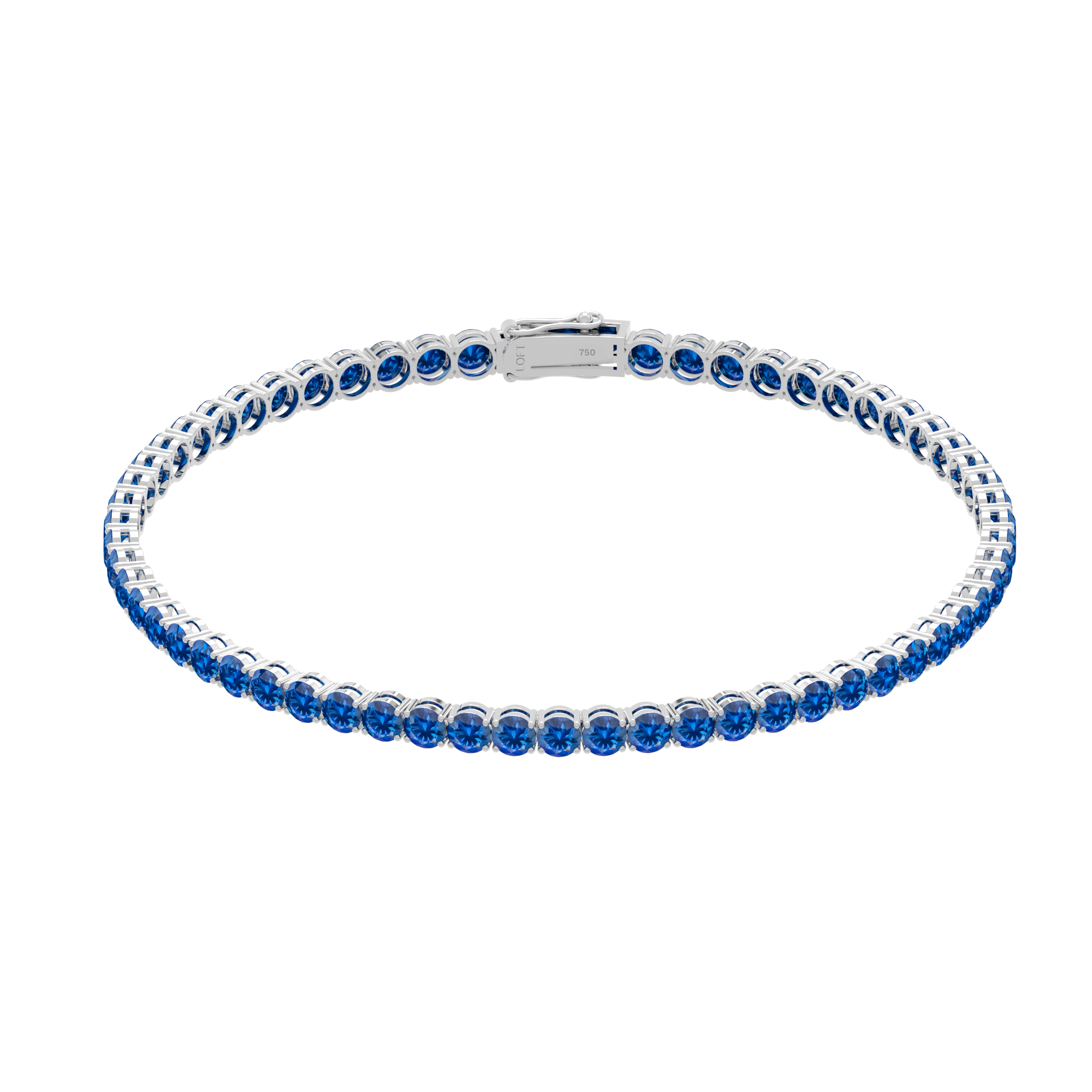 3mm Sapphire Tennis Bracelet