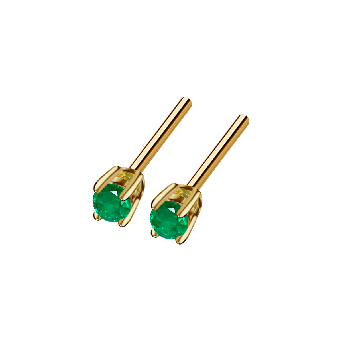 Emerald Earrings in 18k gold
