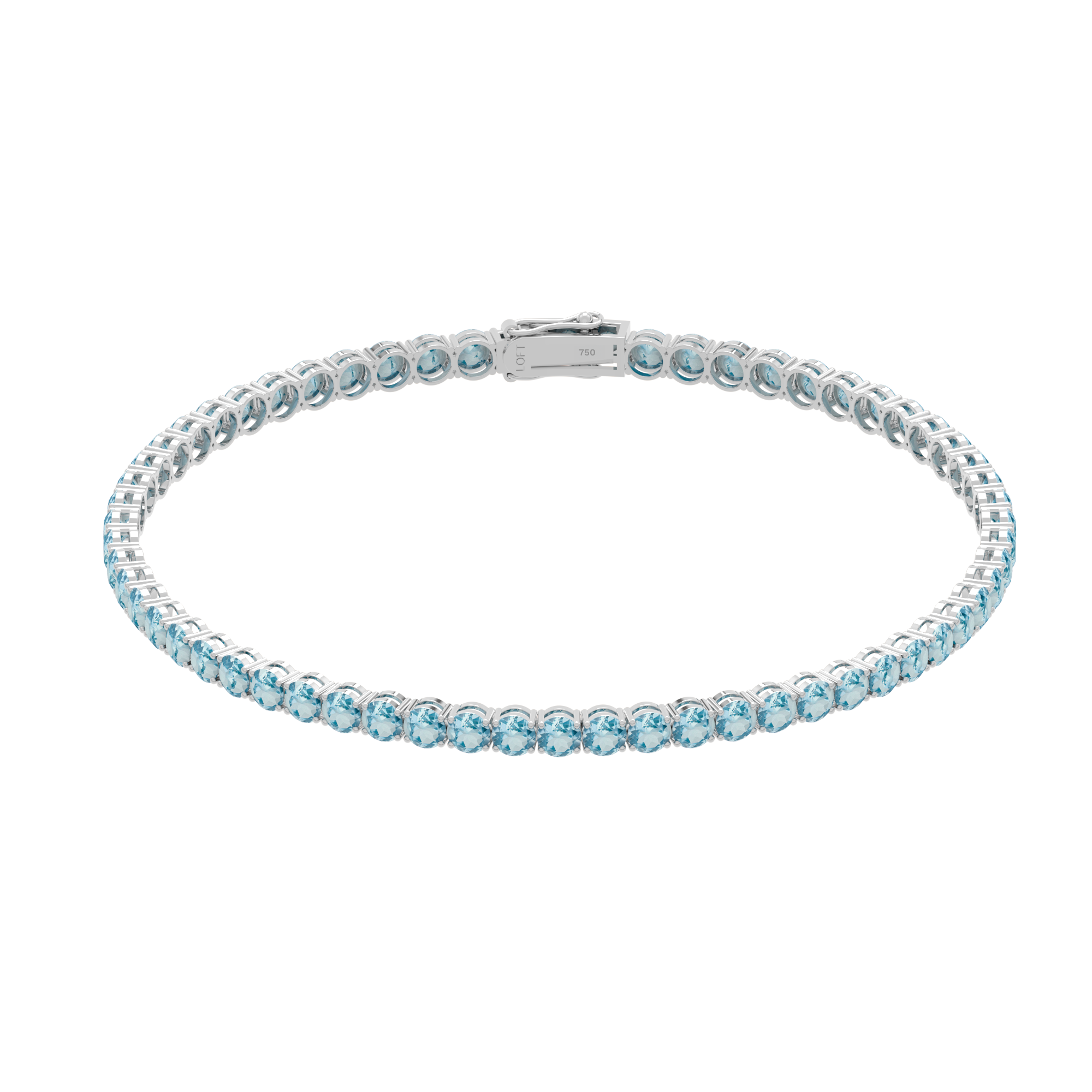 3mm Sky Topaz Tennis Bracelet