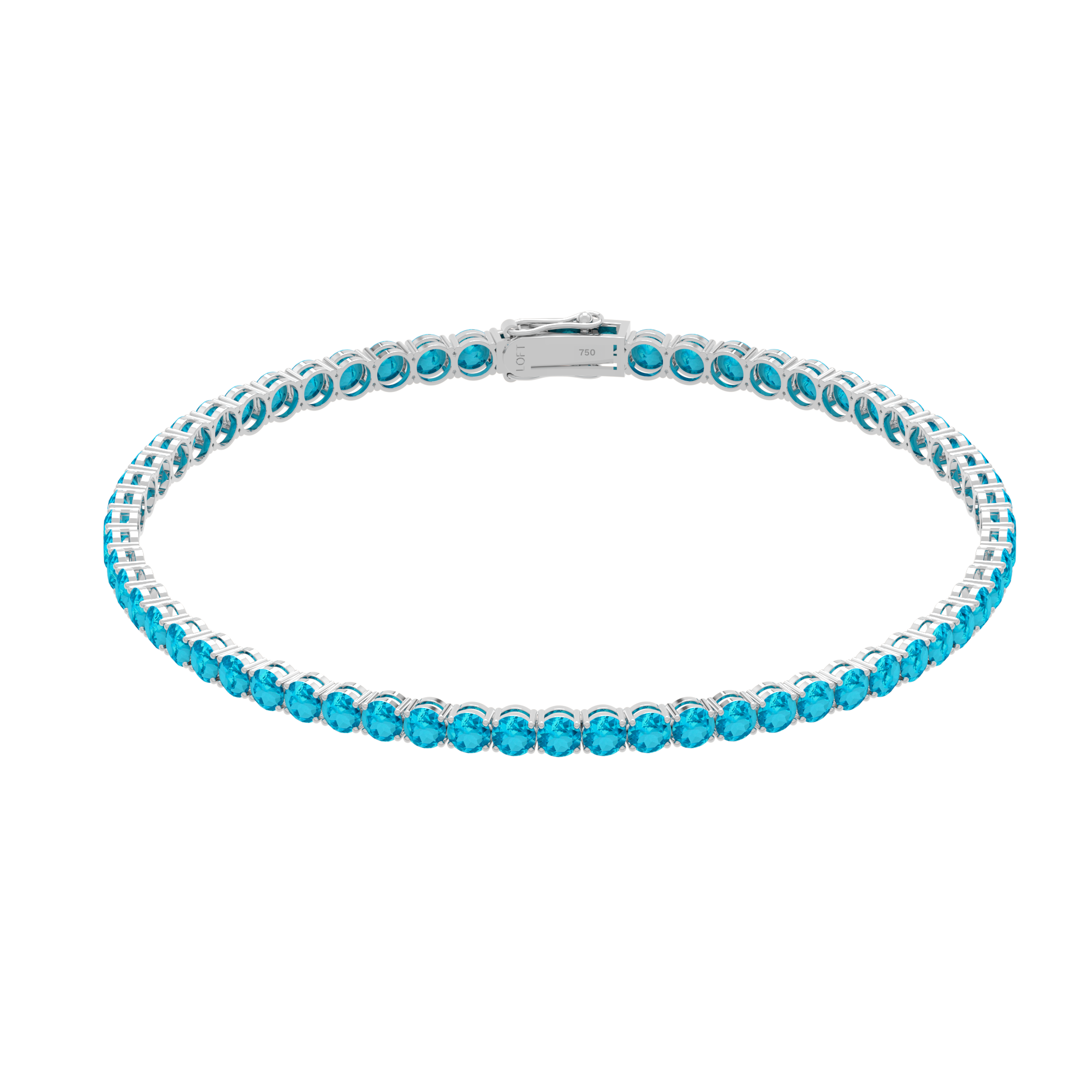 3mm Swiss Topaz Tennis Bracelet