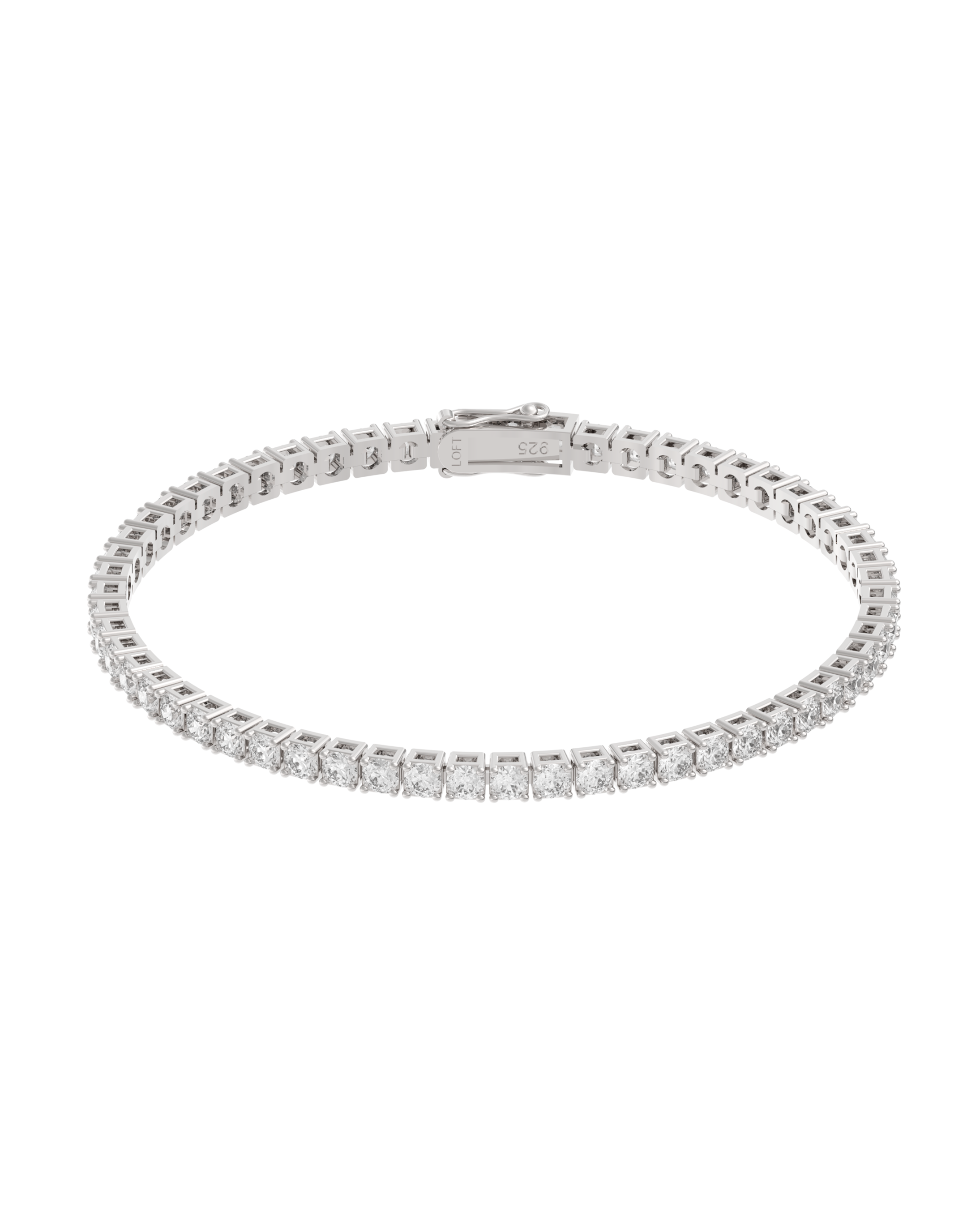 3mm White Zirconia Tennis Bracelet