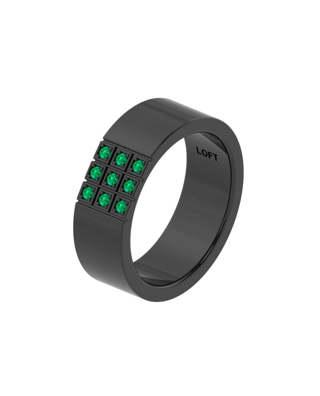 Neuf Ring - Emerald