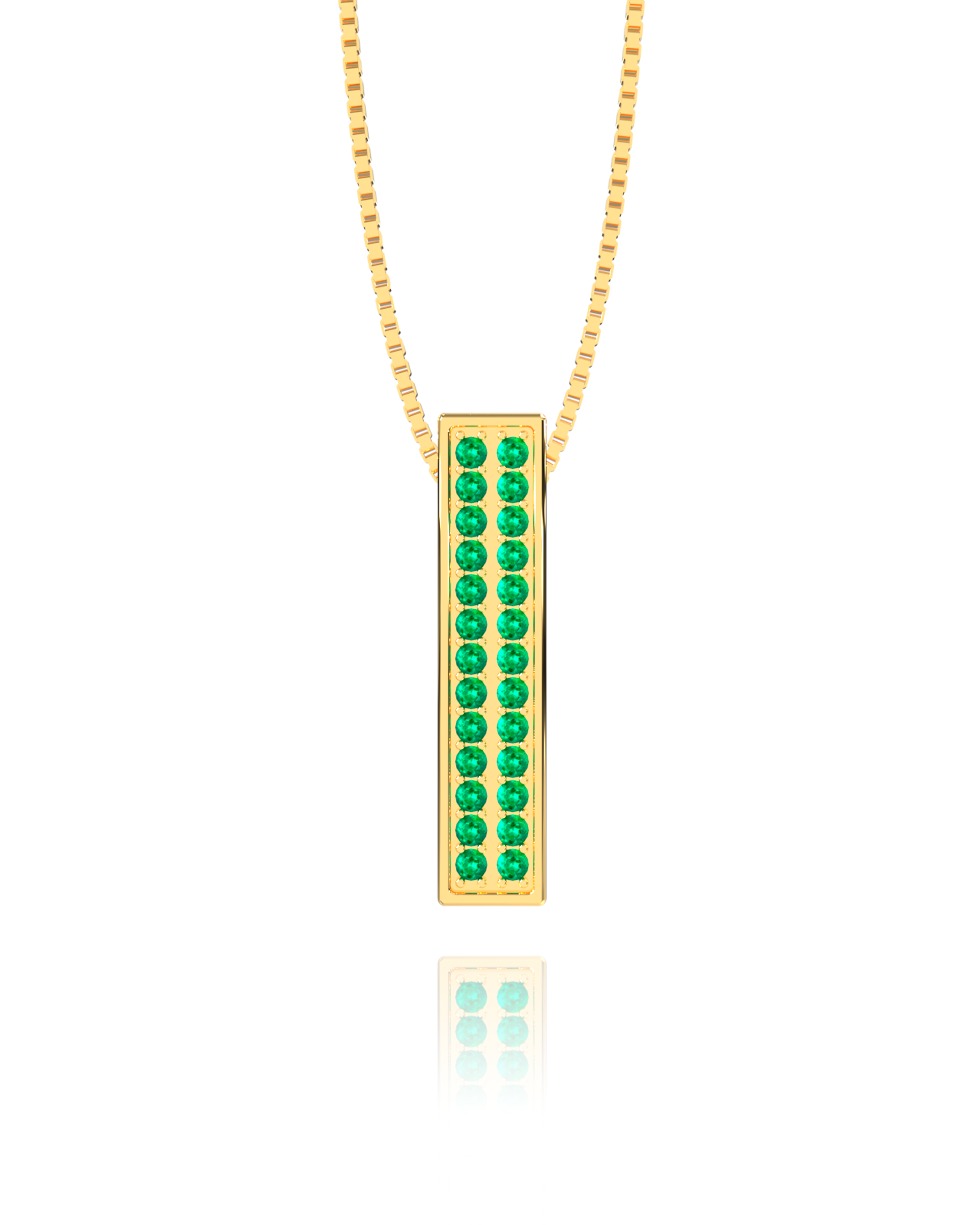 Empire Necklace - Emerald