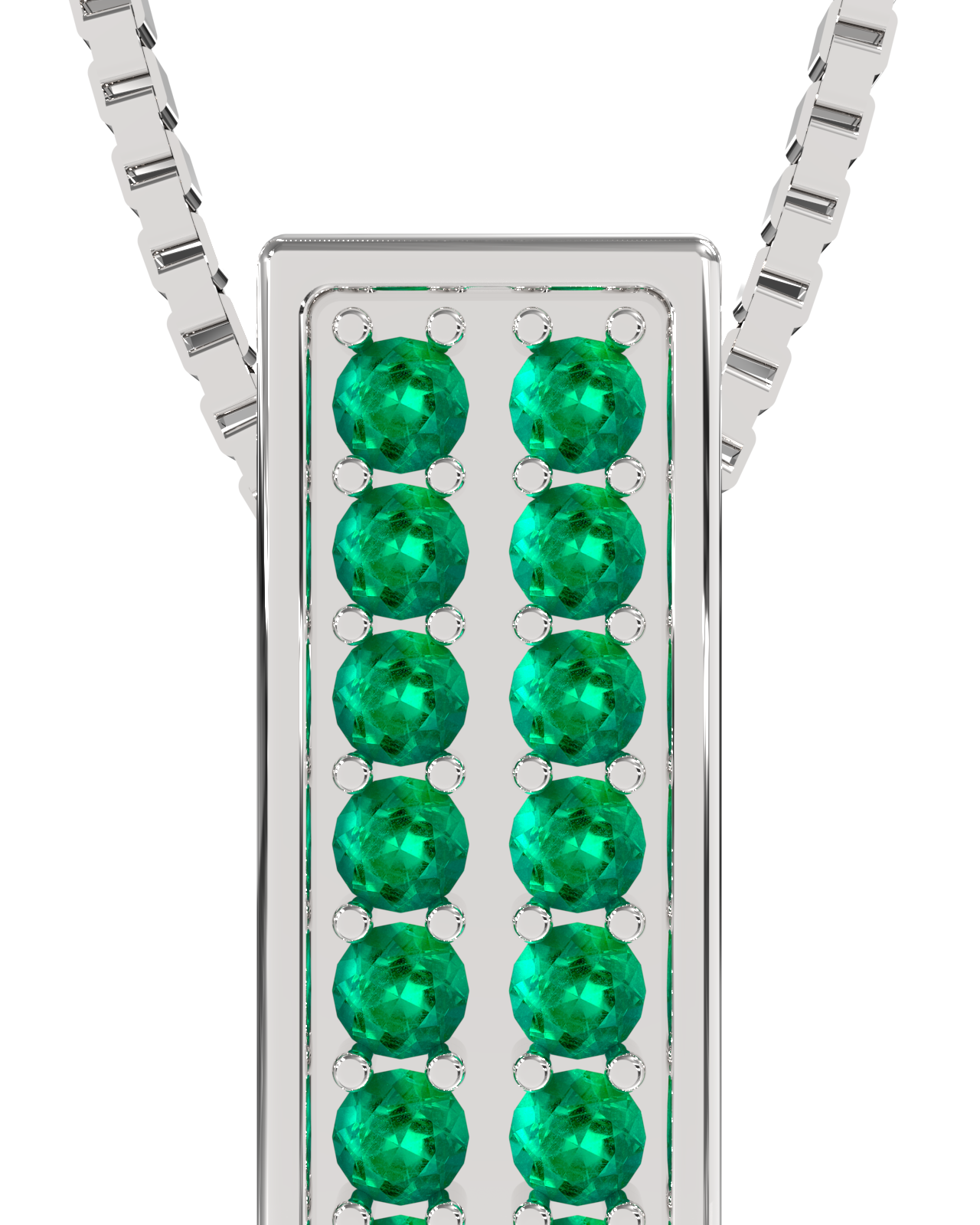 Empire Necklace - Emerald