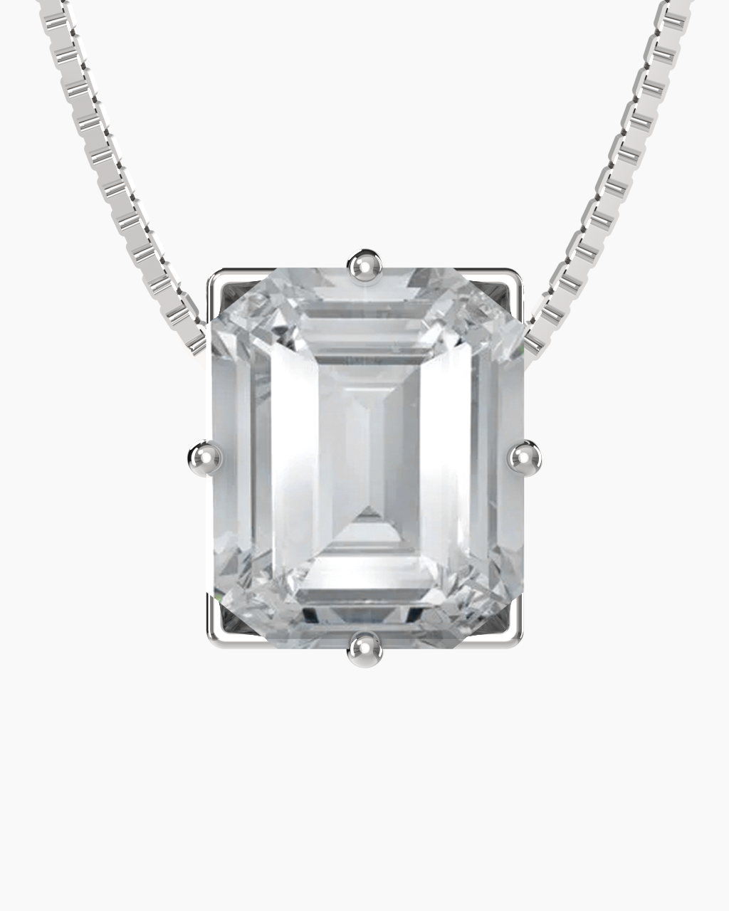 White Topaz Necklace