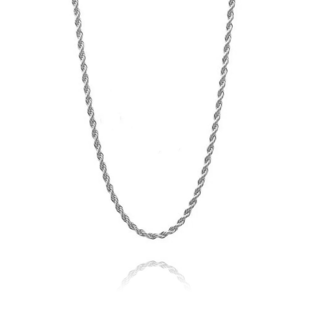 Braided Mesh Chain - Sterling Silver