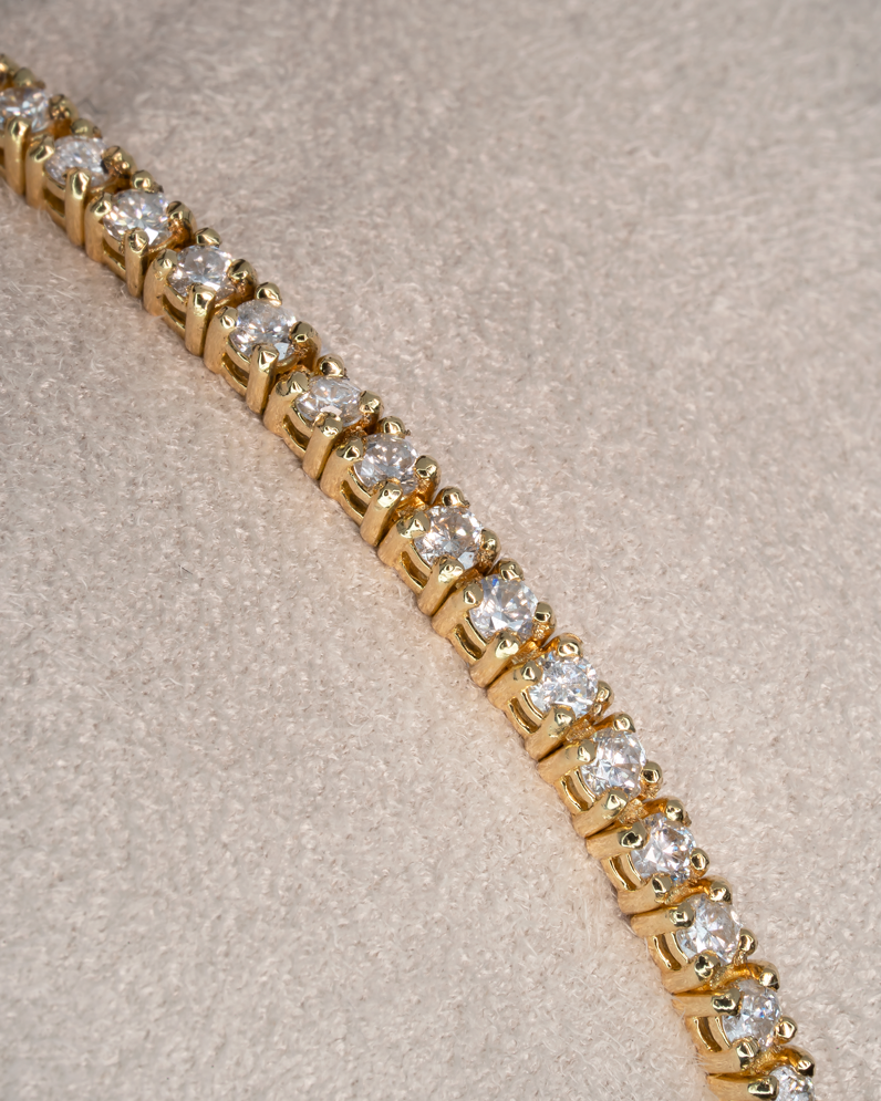 2mm Diamond Tennis Bracelet