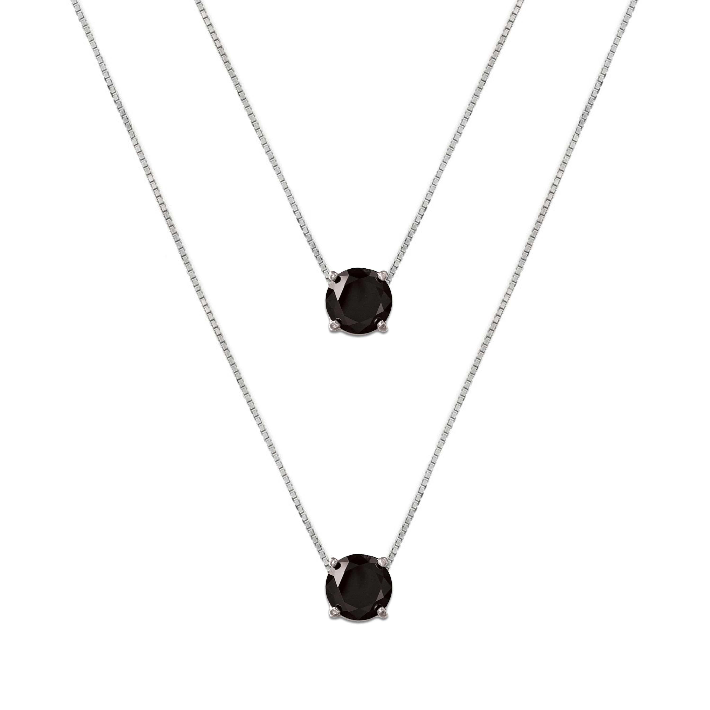 Onyx Double Necklace