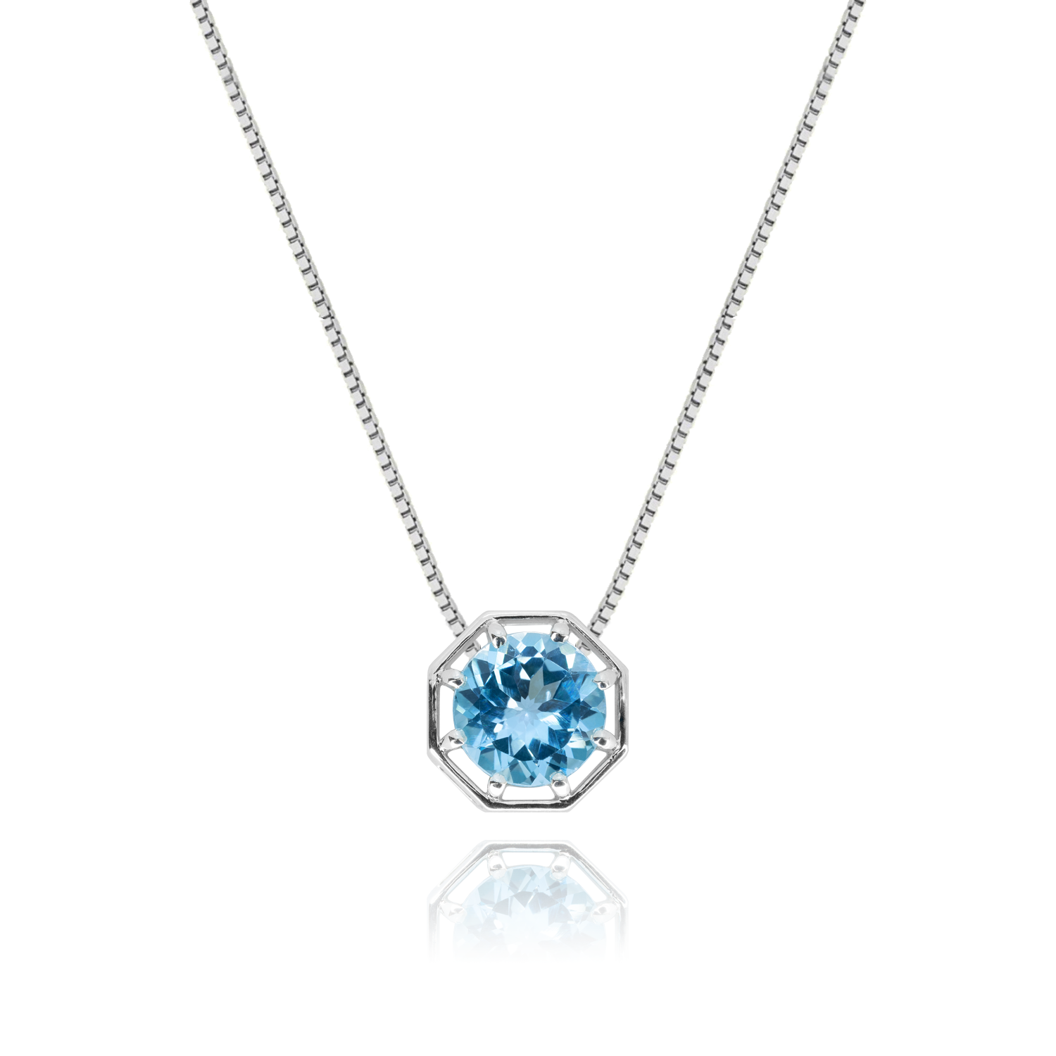 Vitaly Necklace - Sky Topaz