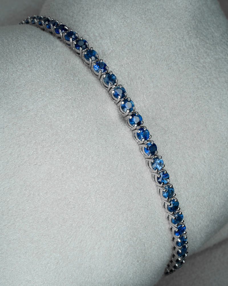 3mm Sapphire Tennis Bracelet