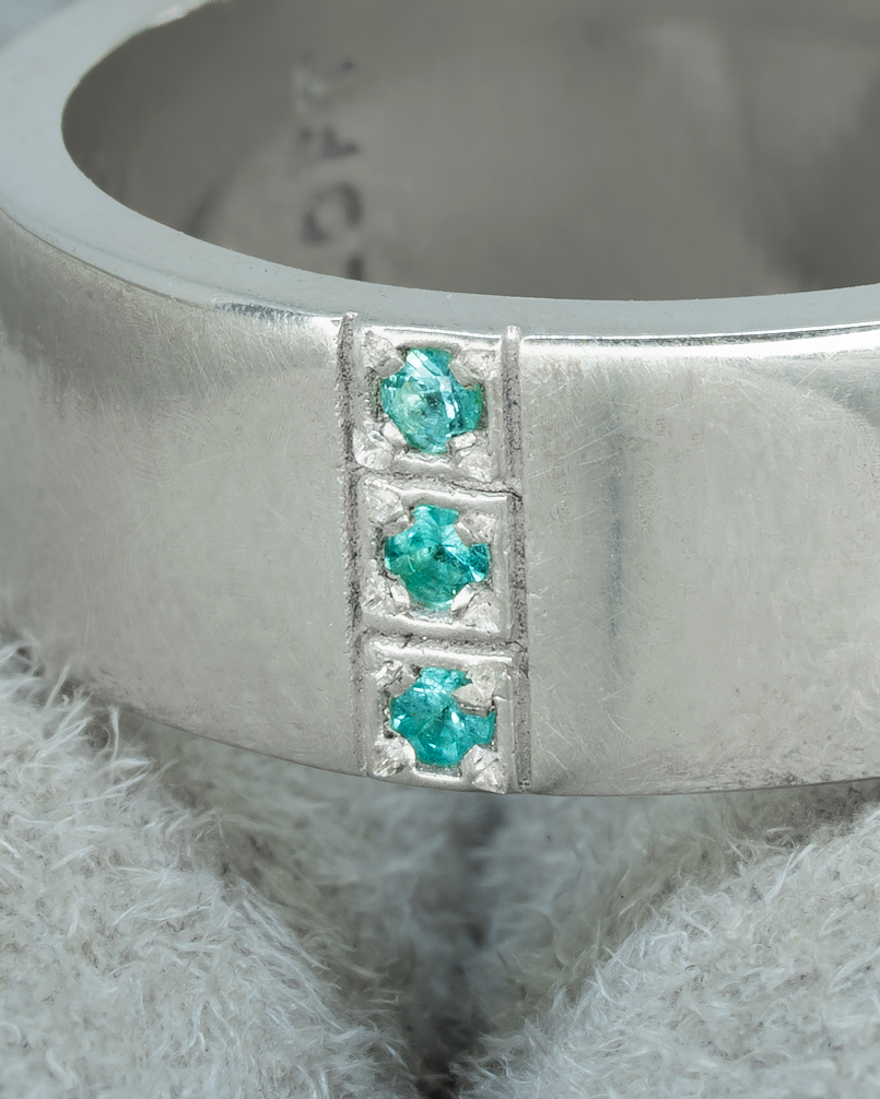 Trois Ring - Paraiba Tourmaline