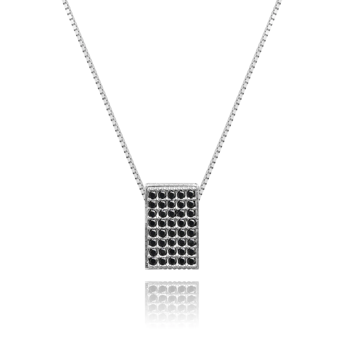 Echo  Pendant - Black Diamonds - Natural