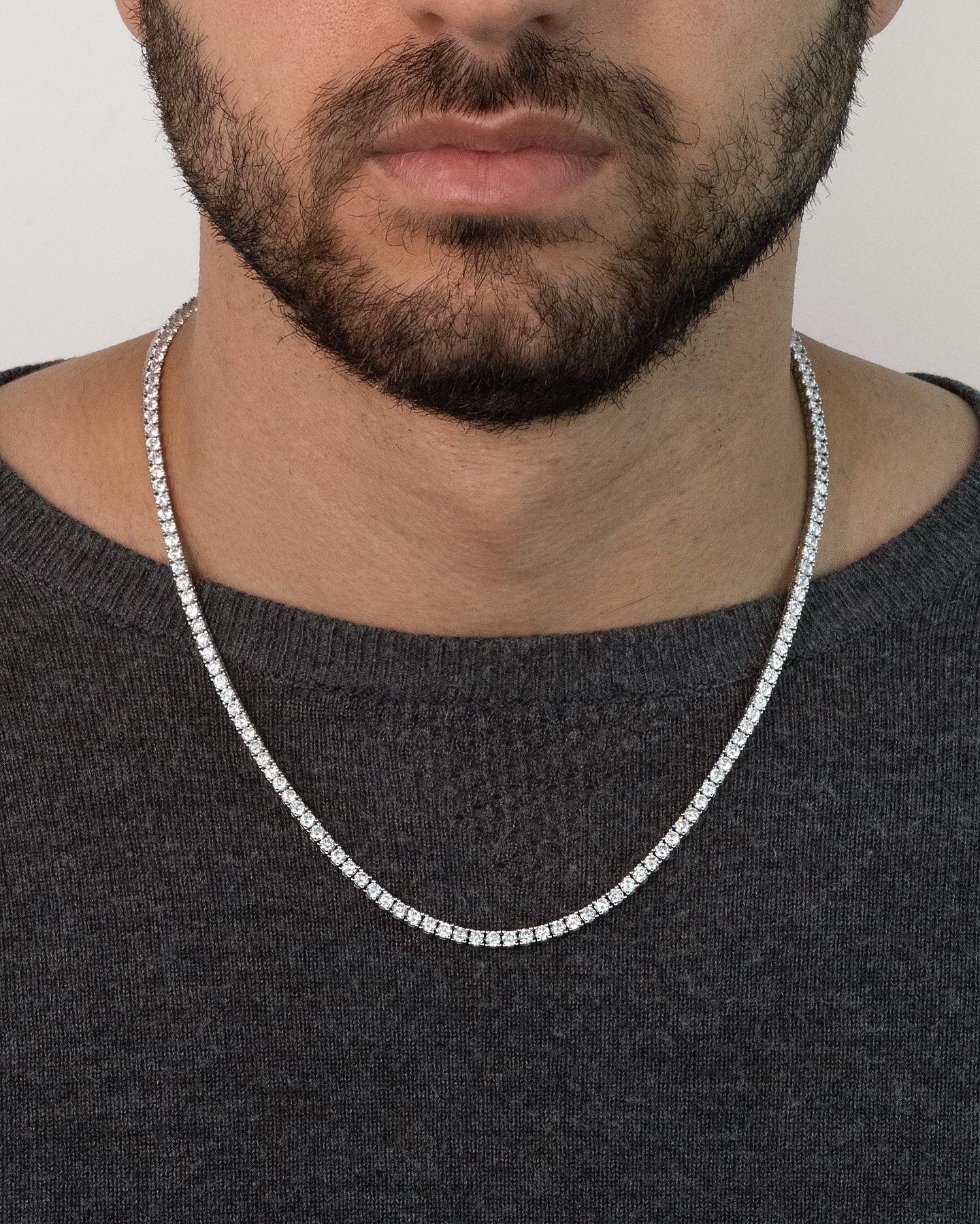 Tennis Chain - White Zirconia